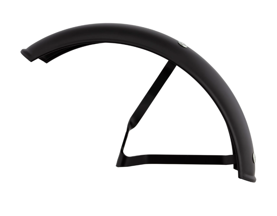 Kotflügel Garelli für Vespa PX 80-200ccm, Metall, schwarz matt