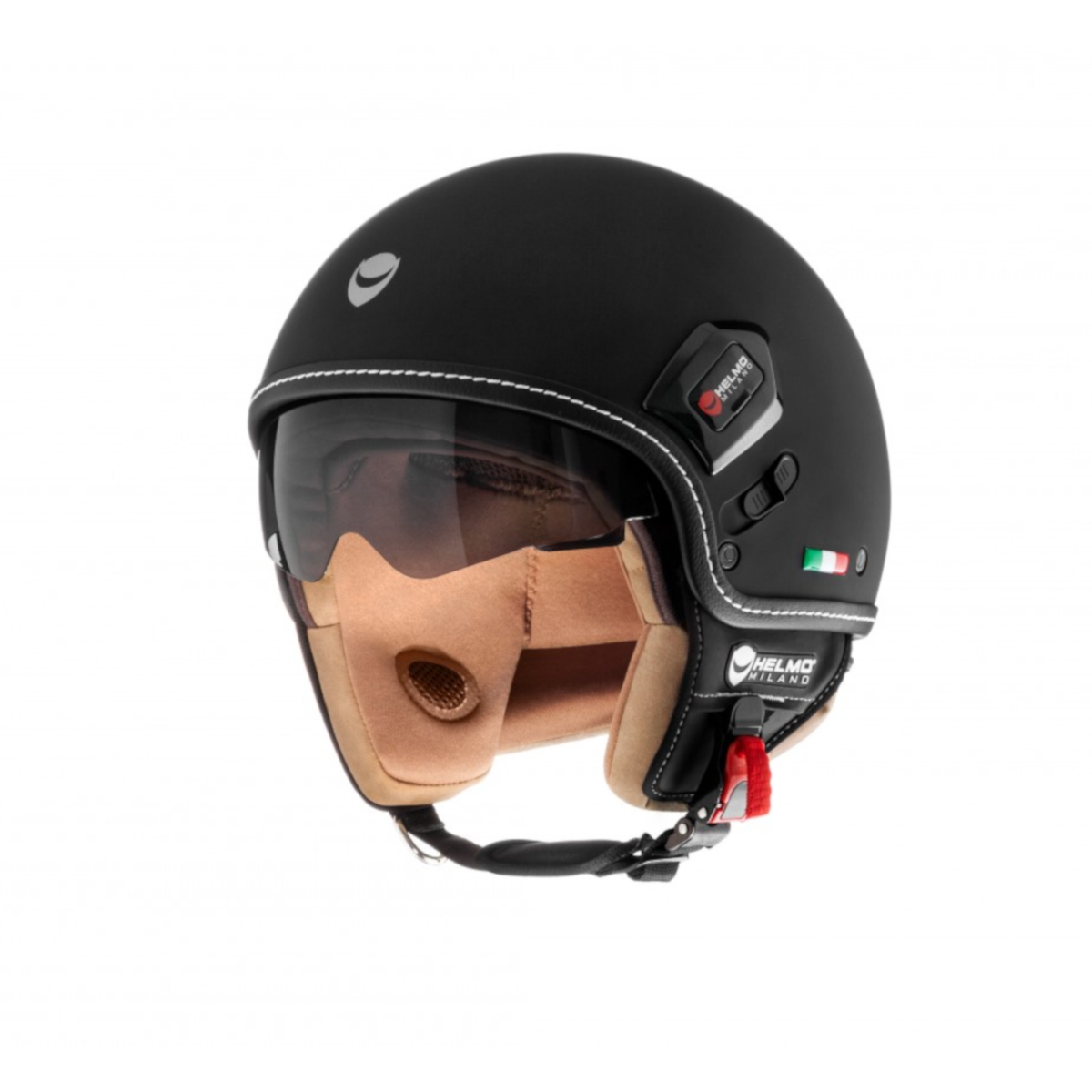 Helmo Milano Demi Jet, Puro Premium, black matt