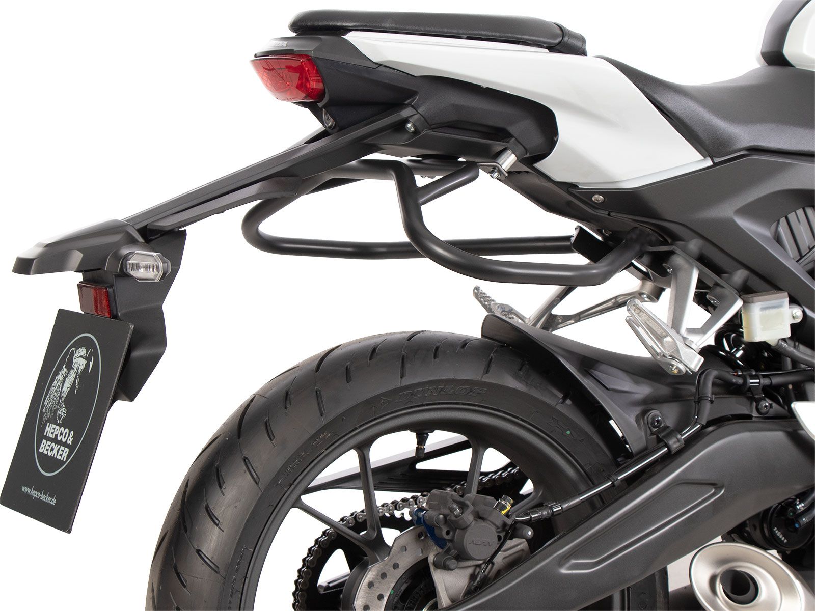 Arceau de protection arrière noir pour Honda CB 125 R (18-24) Hepco & Becker