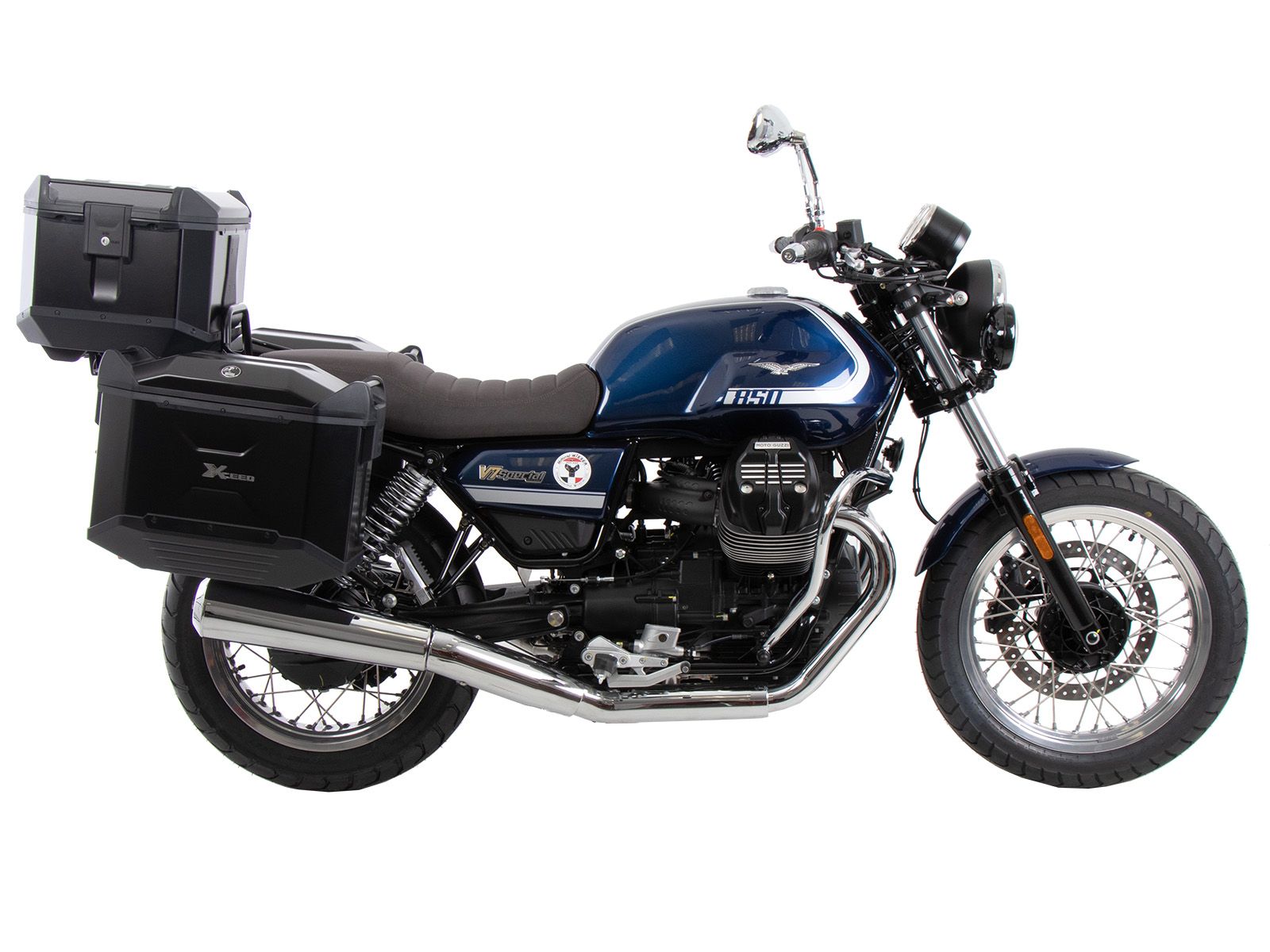 Porte-bagages pour Moto Guzzi V7 850 2021- Original Hepco & Becker