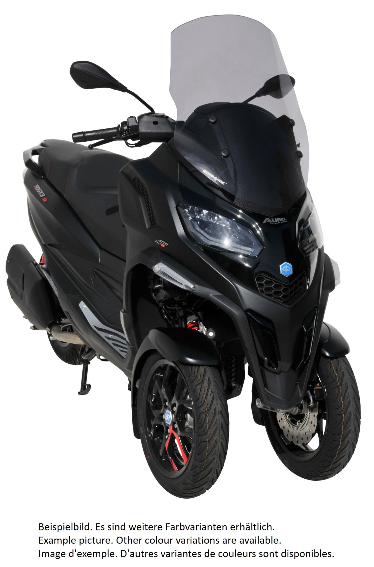 Pare-brise ERMAX Touring pour Piaggio MP3 400 / 530 HPE (22-), teinté
