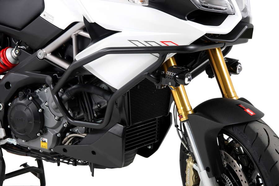 Arceau de protection réservoir & moteur noir pour Aprilia Caponord 1200 (année 13-16) Hepco & Becker