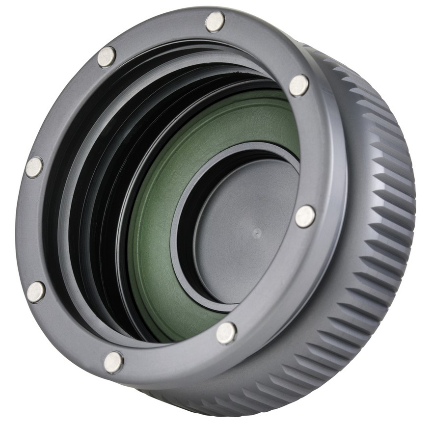 Gas cap for Vespa, gray matt