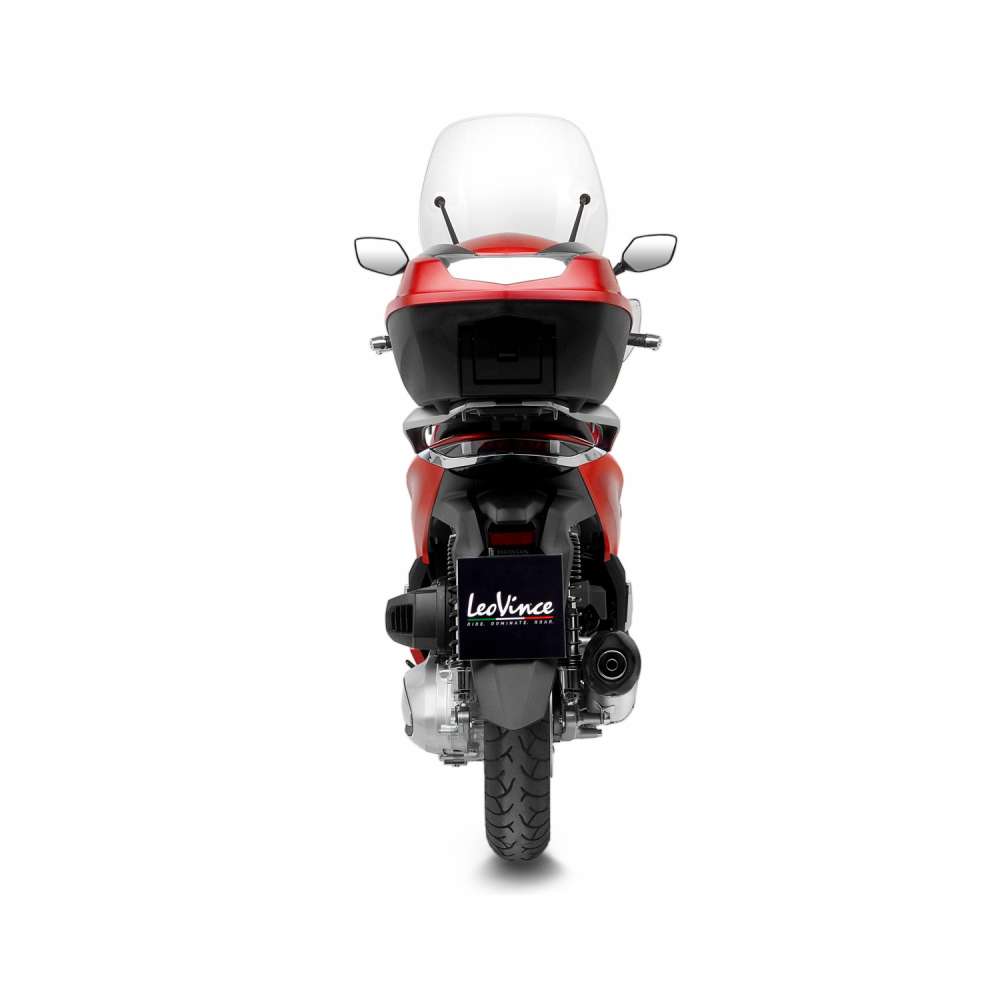 LeoVince exhaust system LV One Evo for Honda SH 350 i, stainless steel silver, slip on, E-approval
