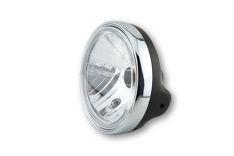 HIGHSIDER smart 7 pouces LTD phare noir E-approuvé (1pc)