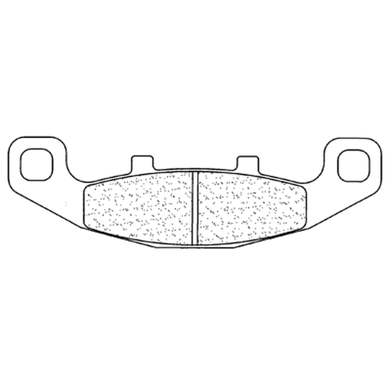 CL Brakes Street plaquettes de frein en métal fritté - 2304A3+