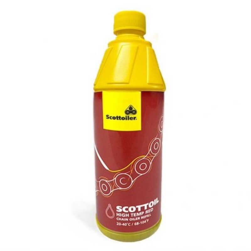 Scottoiler olie navulling voor eSystem & vSystem Red Kit hoge temp. 20-40°C - 500ml