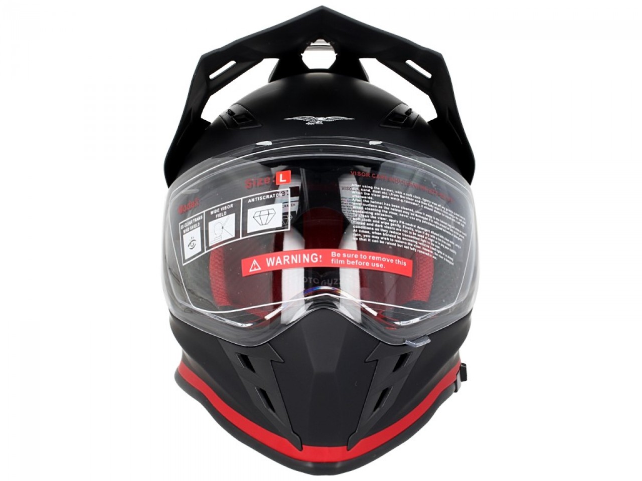 Moto Guzzi Adventure Touring Helm V85TT schwarz