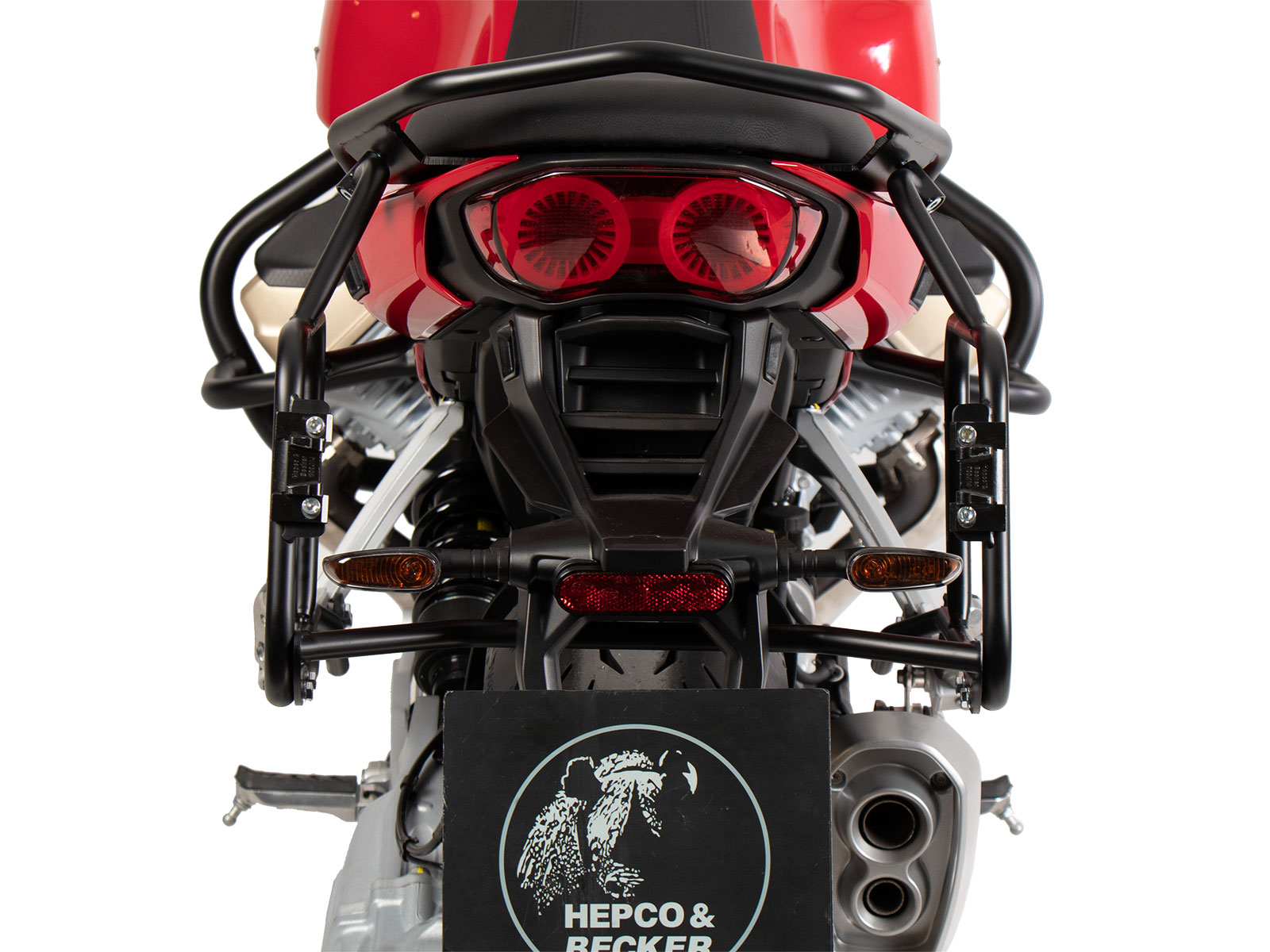 Support de valises latérales pour Moto Guzzi V 100 Mandello Hepco & Becker
