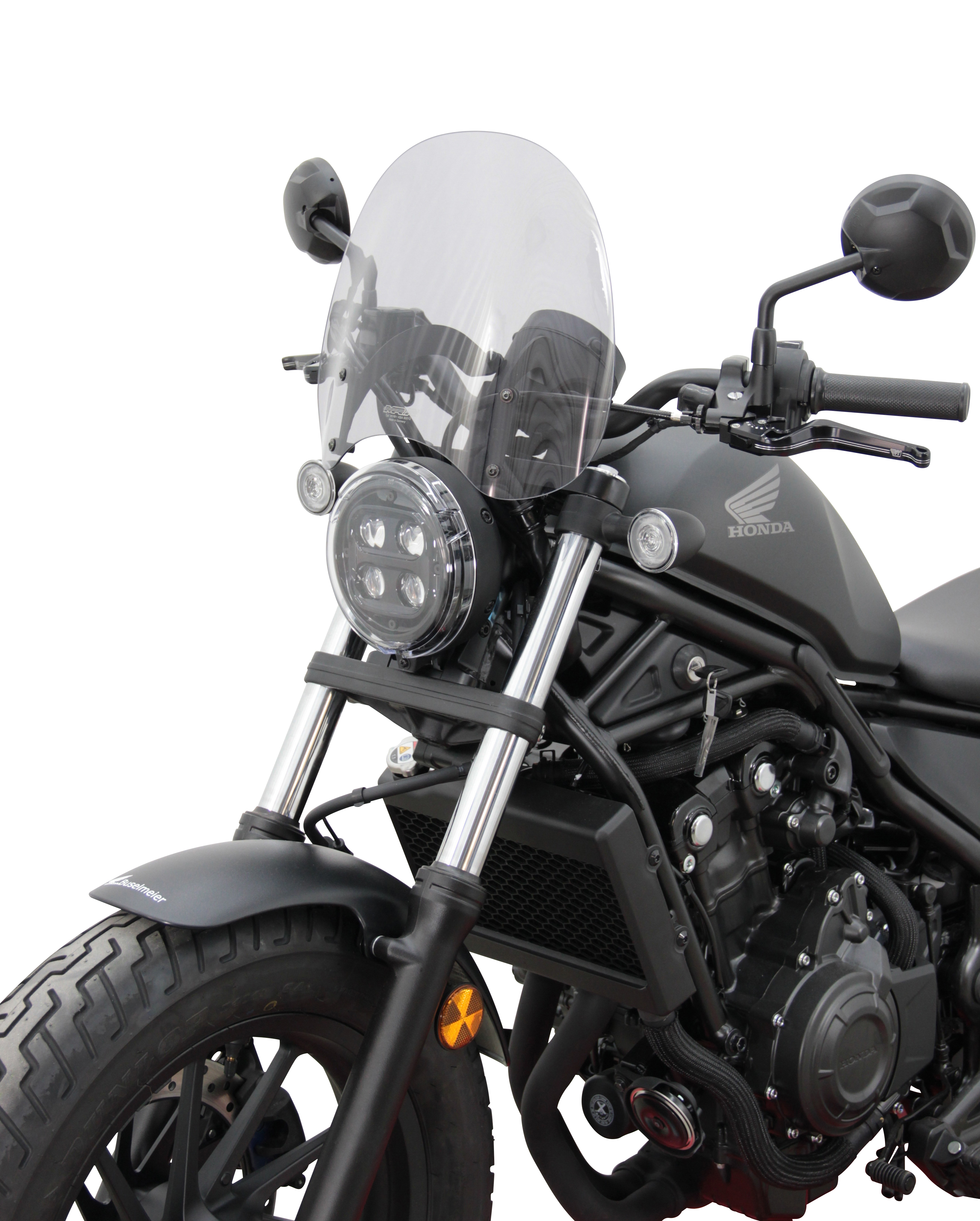 Vitre de tourisme MRA "NTM" pour HONDA CMX 500 REBEL (année 2020-)