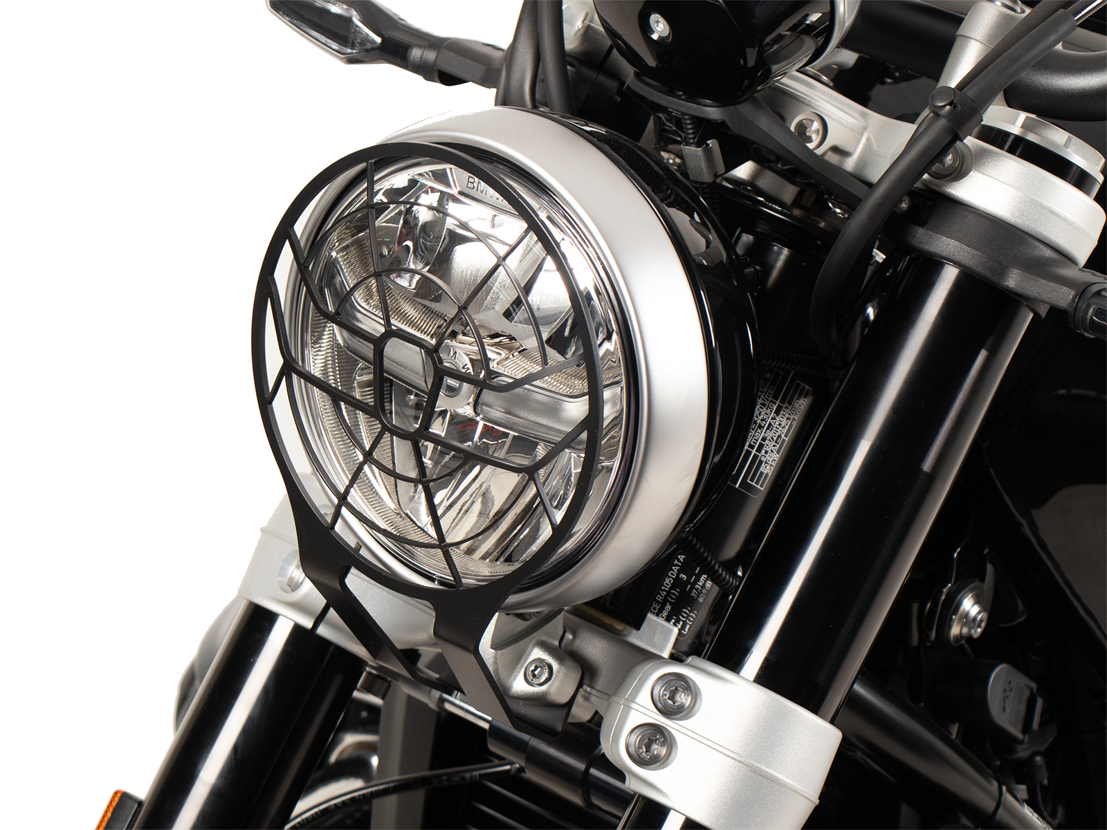 Grille de protection des feux noire pour BMW R 12 (24-) Hepco & Becker