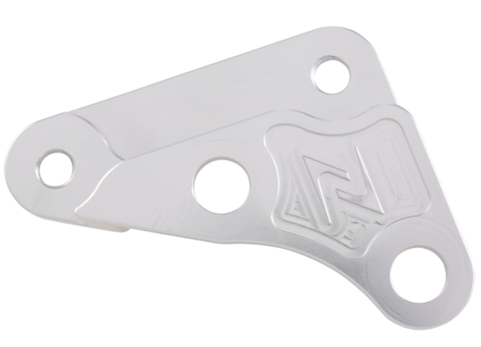 Adapter for BREMBO brake caliper, front for Vespa GTS/GTS Super/GTV/GT 60 125-300ccm, silver
