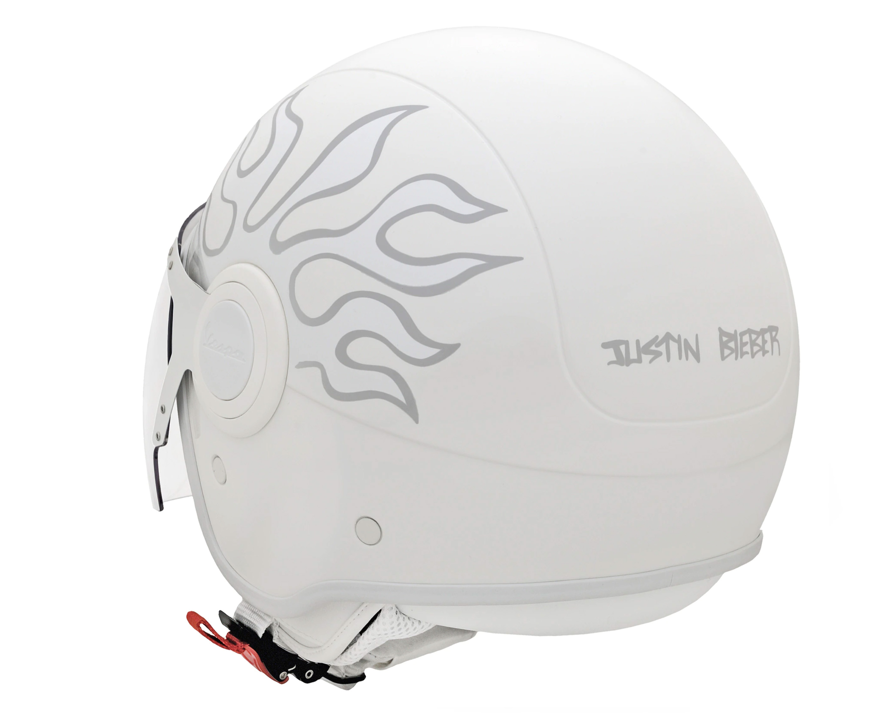 Casque Vespa VJ Justin Bieber - blanc