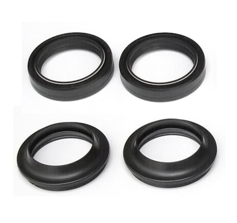 Kit de bagues d'étanchéité de fourche Tecnium avec capuchons de poussière - 45x57x11 mm