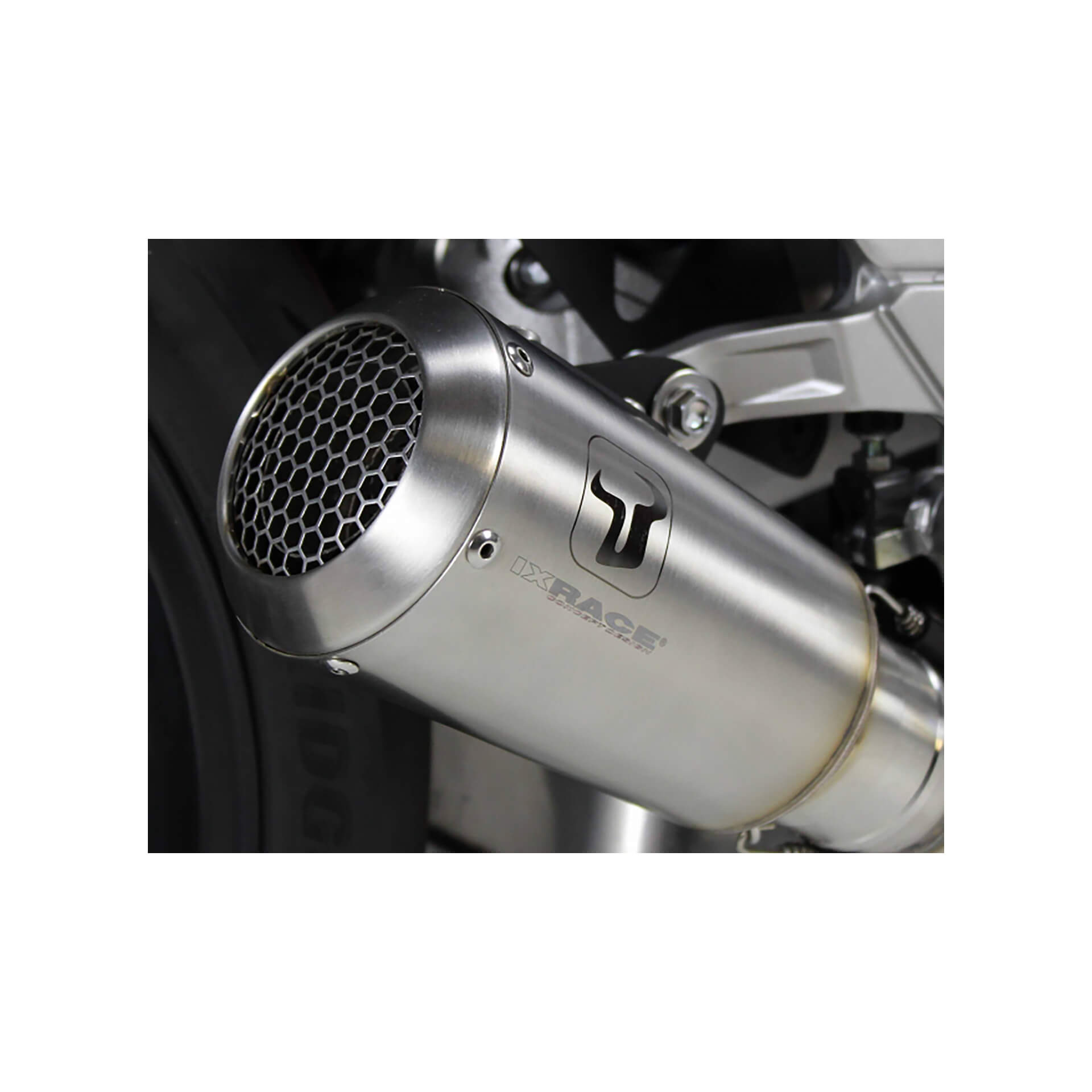 IXRACE MK2 Komplettanlage (inkl. Krümmer) Honda CB 650 R /CBR 650 R, Edelstahl, E-geprüft, Euro5