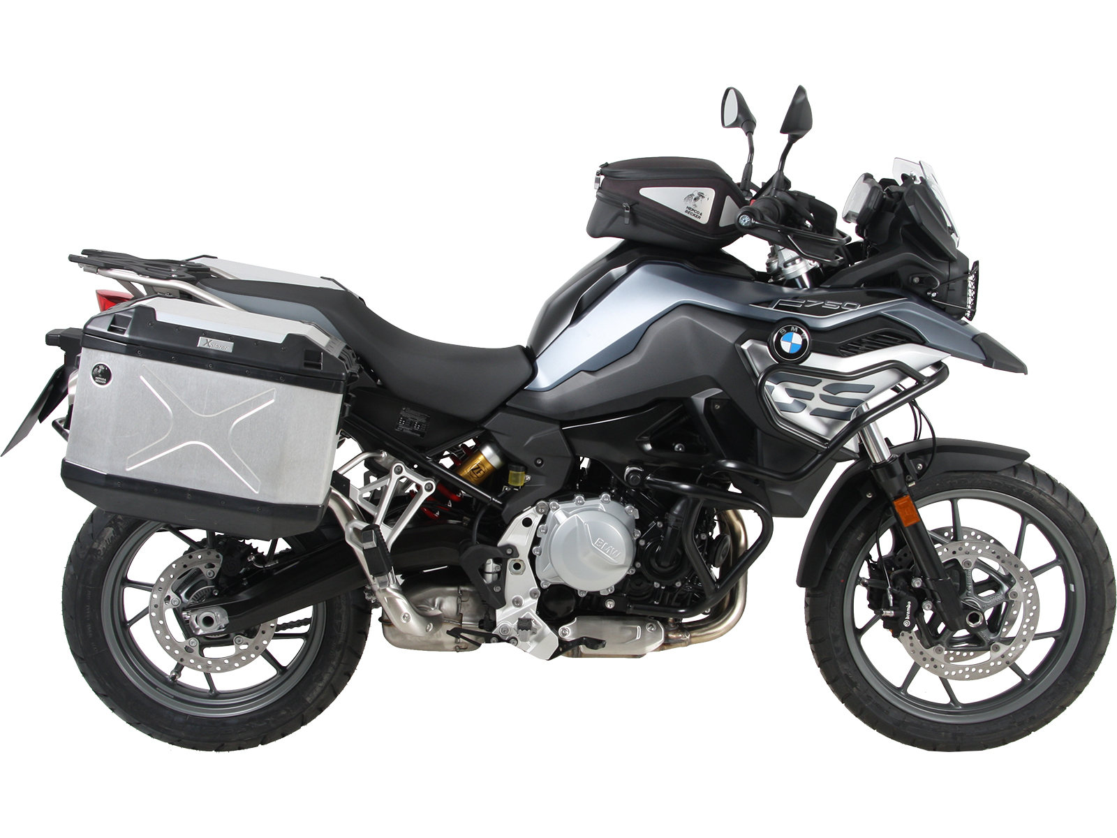 Anneau de réservoir Basic avec unité de fermeture de la sacoche de réservoir pour BMW F 750 GS Hepco & Becker
