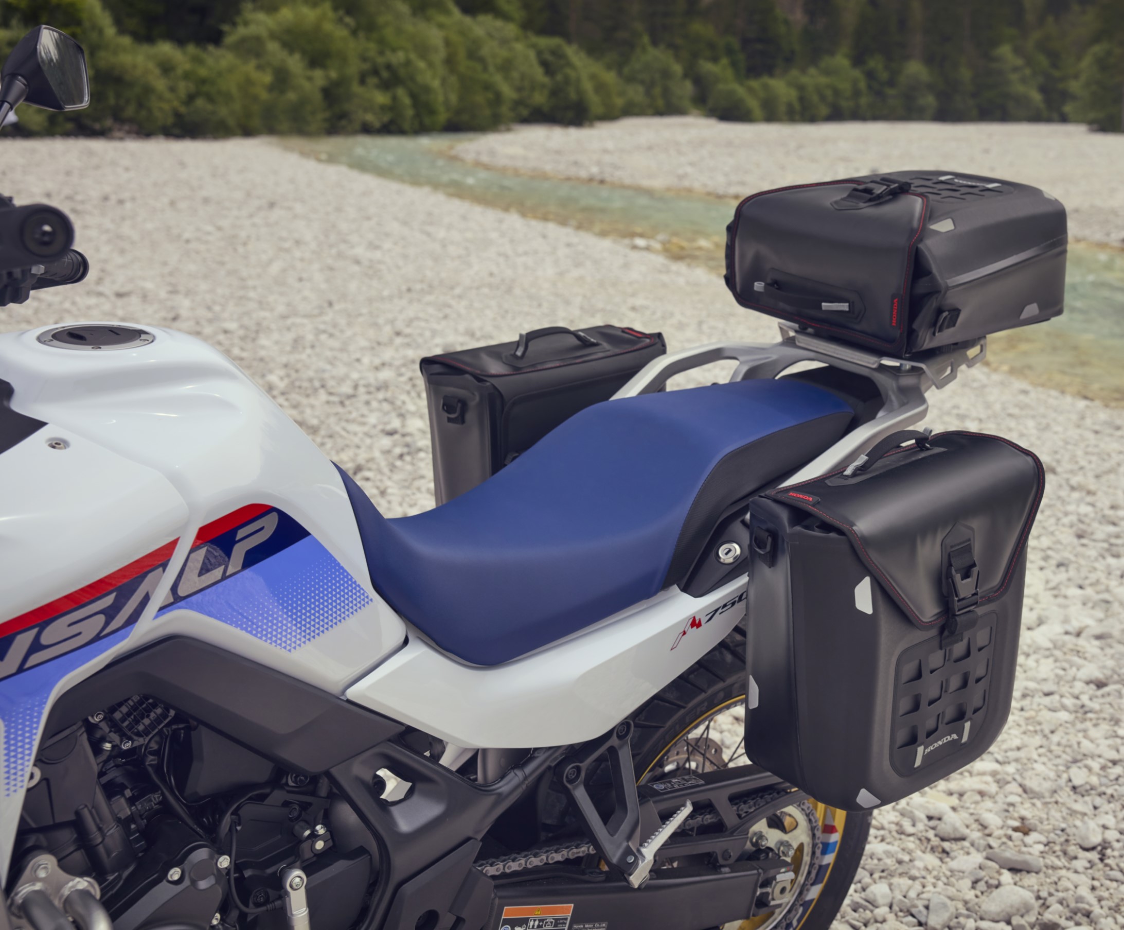 Zijtas links voor Honda XL 750 Transalp (25-) Origineel