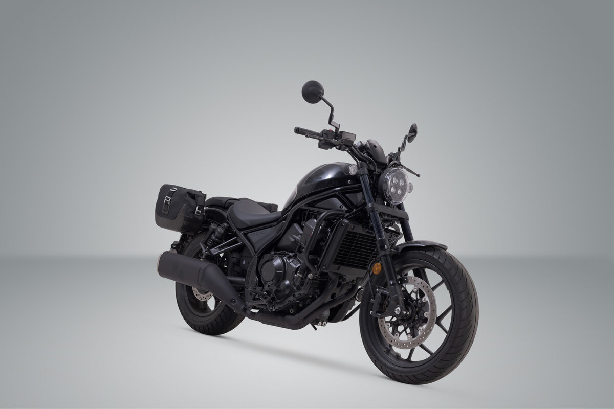 Système de sacoches latérales Legend Gear LC Black Edition pour Honda CMX 1100 Rebel /SE (21-)