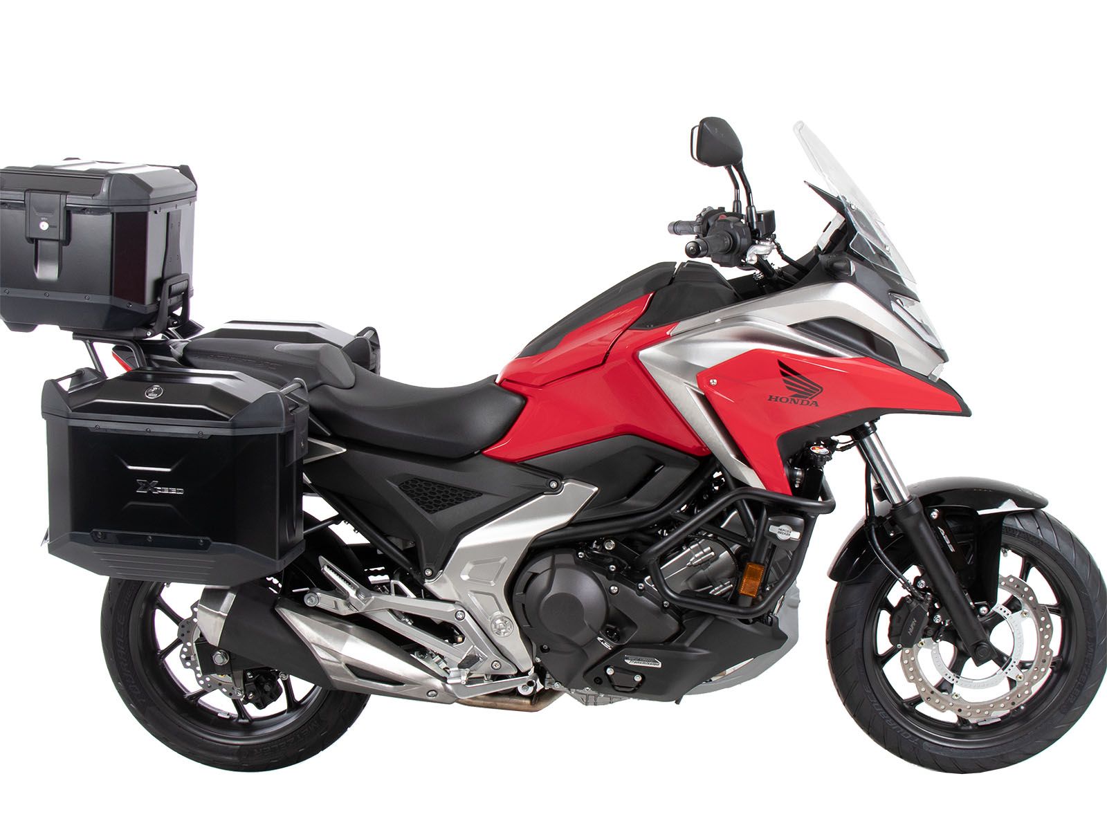 Alurack topkoffer zwart voor Honda NC 750 X /DCT (21-) Hepco & Becker