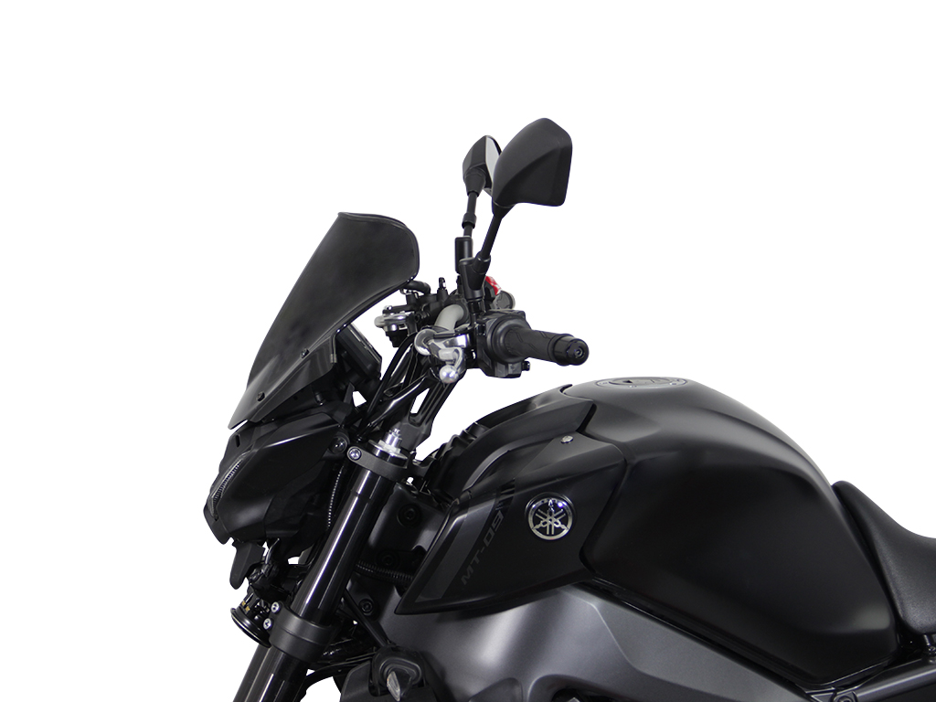 Ecran MRA Racing noir "NRN" pour MT-09 /SP 2021-2023