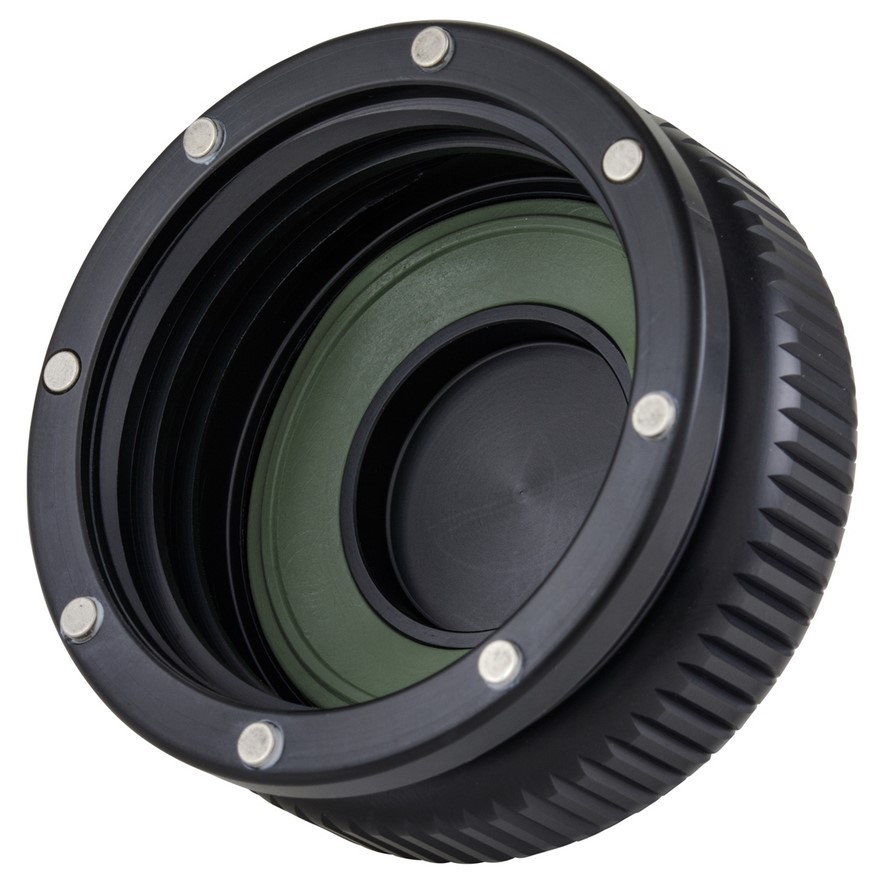 Gas cap for Vespa, black matt