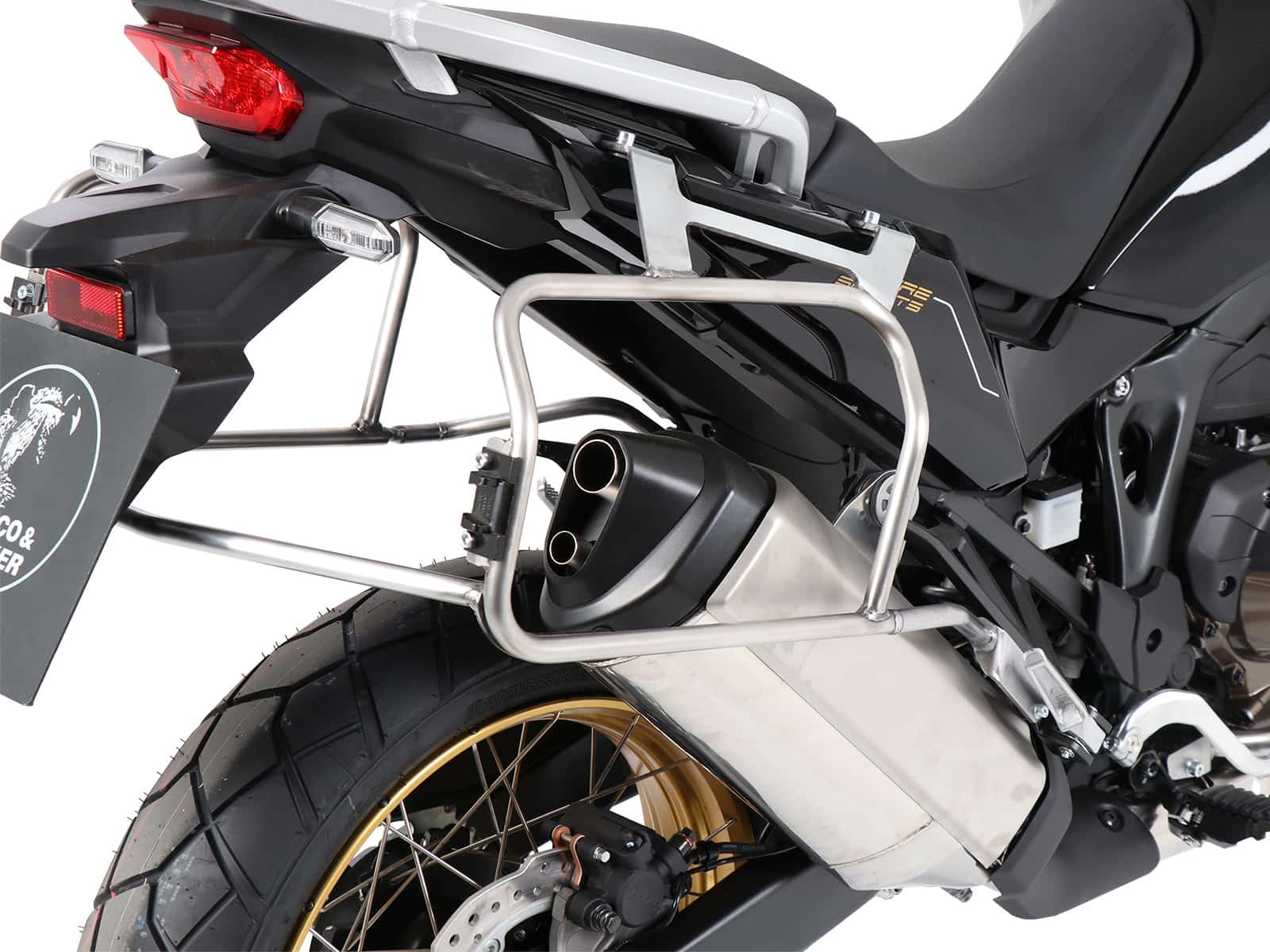 Carrier set cutout black for Honda CRF 1100 L Africa Twin (24-) Hepco & Becker