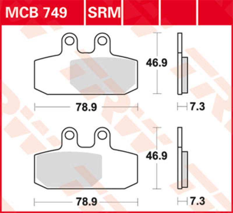 TRW Lucas brake pad MCB839