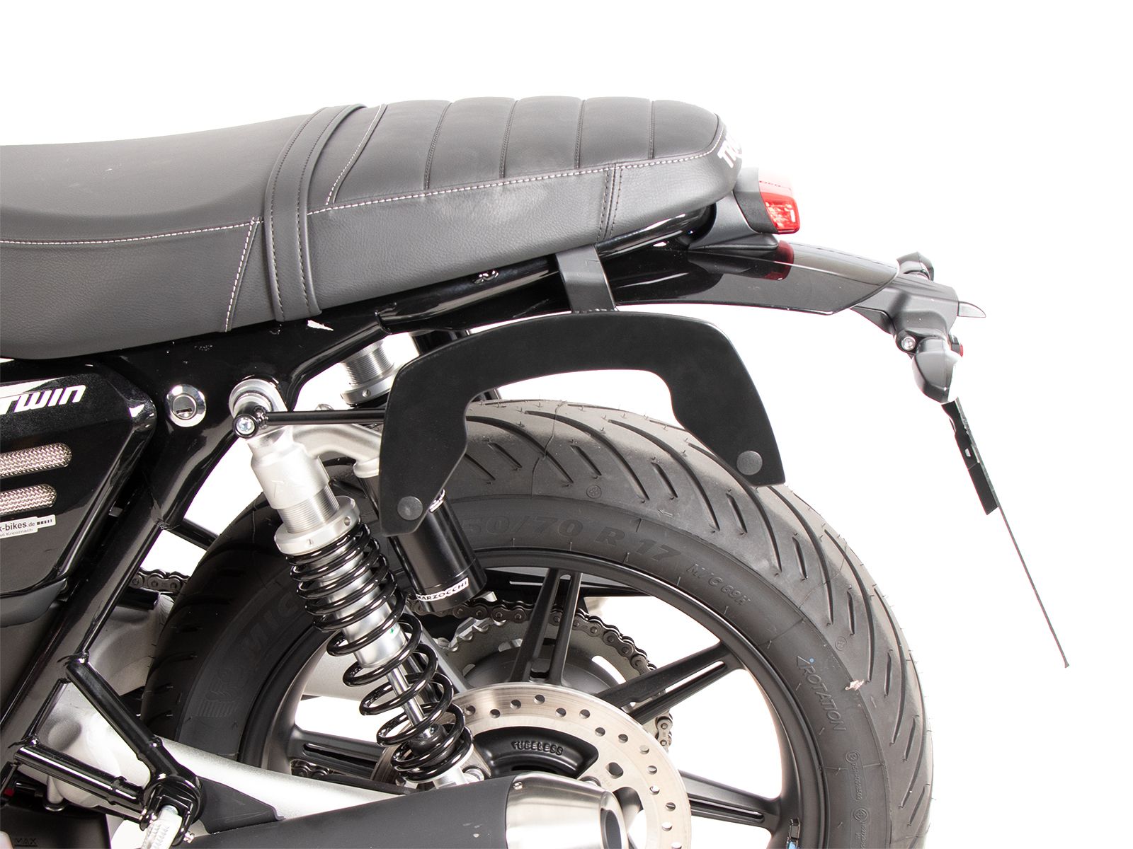 C-Bow Seitenträger schwarz für Triumph Speed Twin 900 (25-) Hepco & Becker