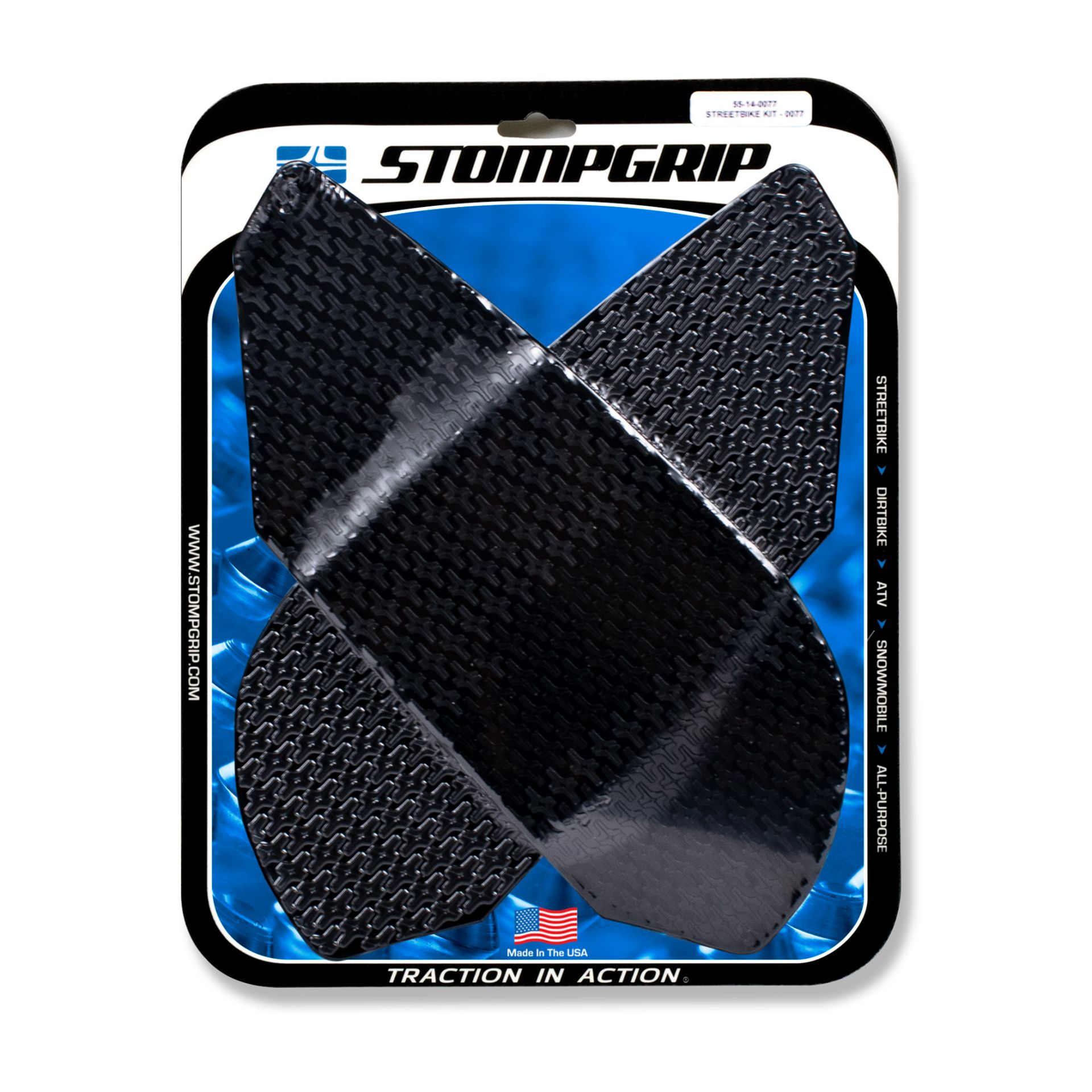 Stompgrip schwarz für Triumph Daytona 675 / Street Triple / R (06-12)