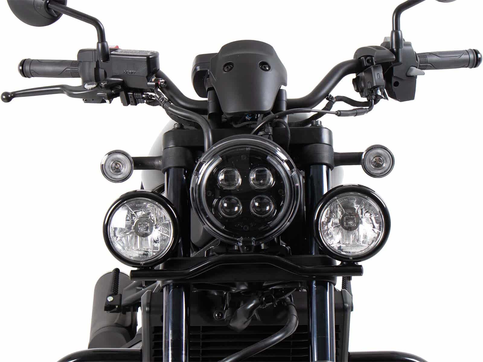 Twinlight hulpkoplamp incl. beugel en kabel zwart voor Honda CMX 1100 Rebel /DCT (25-)
