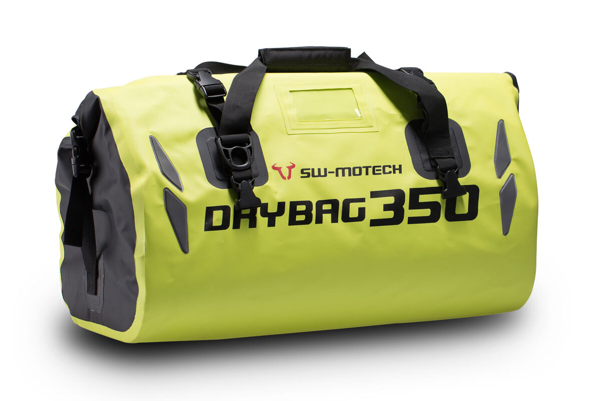 Drybag 350 sacoche arrière pour Moto Guzzi Stelvio 1200, jaune vif - SW Motech