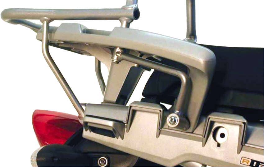 Kit d'entretoises de renfort argent pour le porte-bagages tubulaire pour BMW R 1200 GS (04-12) Hepco & Becker