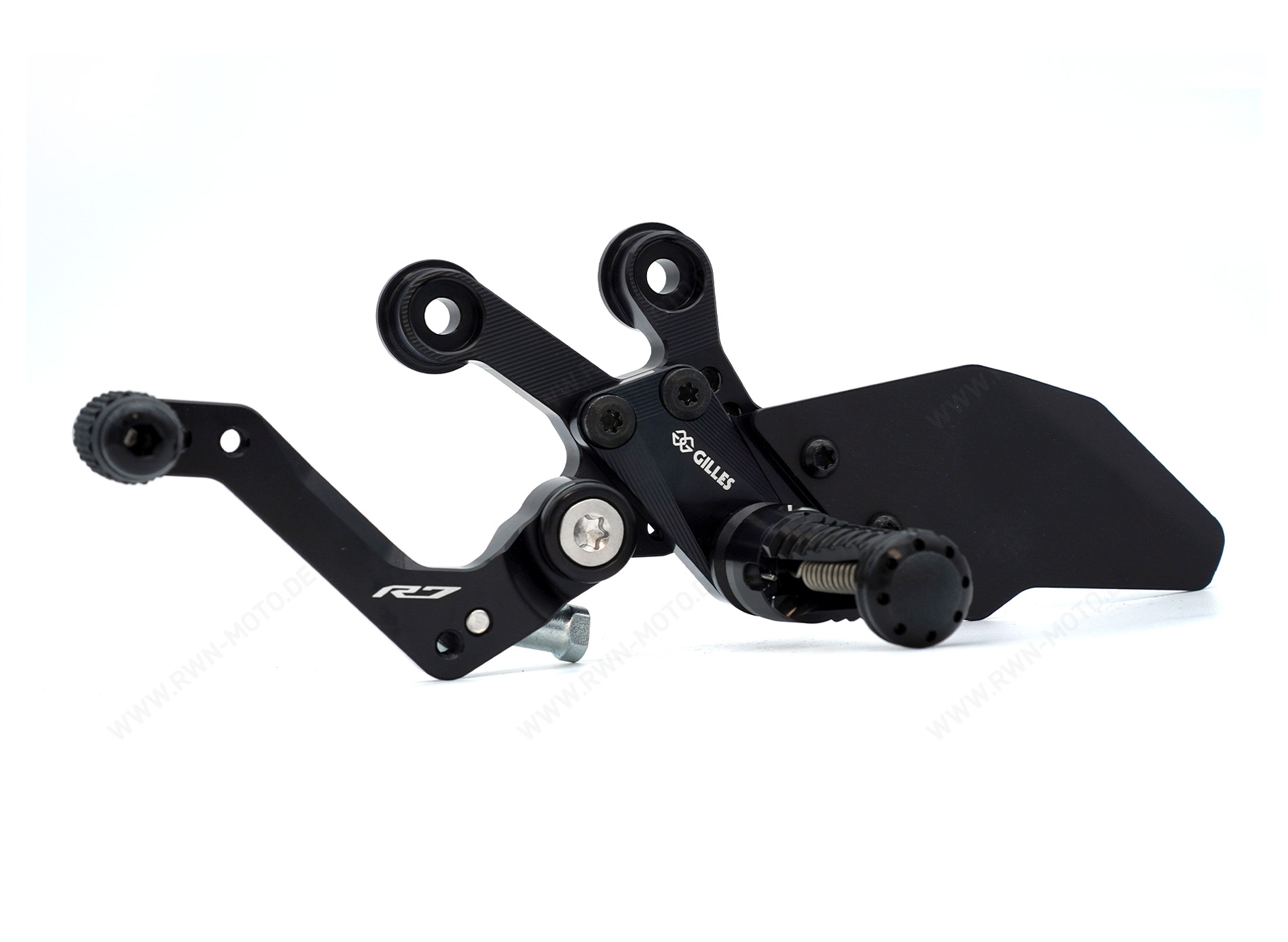 Einstellbare Fußrasten aus Billet-Aluminium für Yamaha YZF-R7 2021-