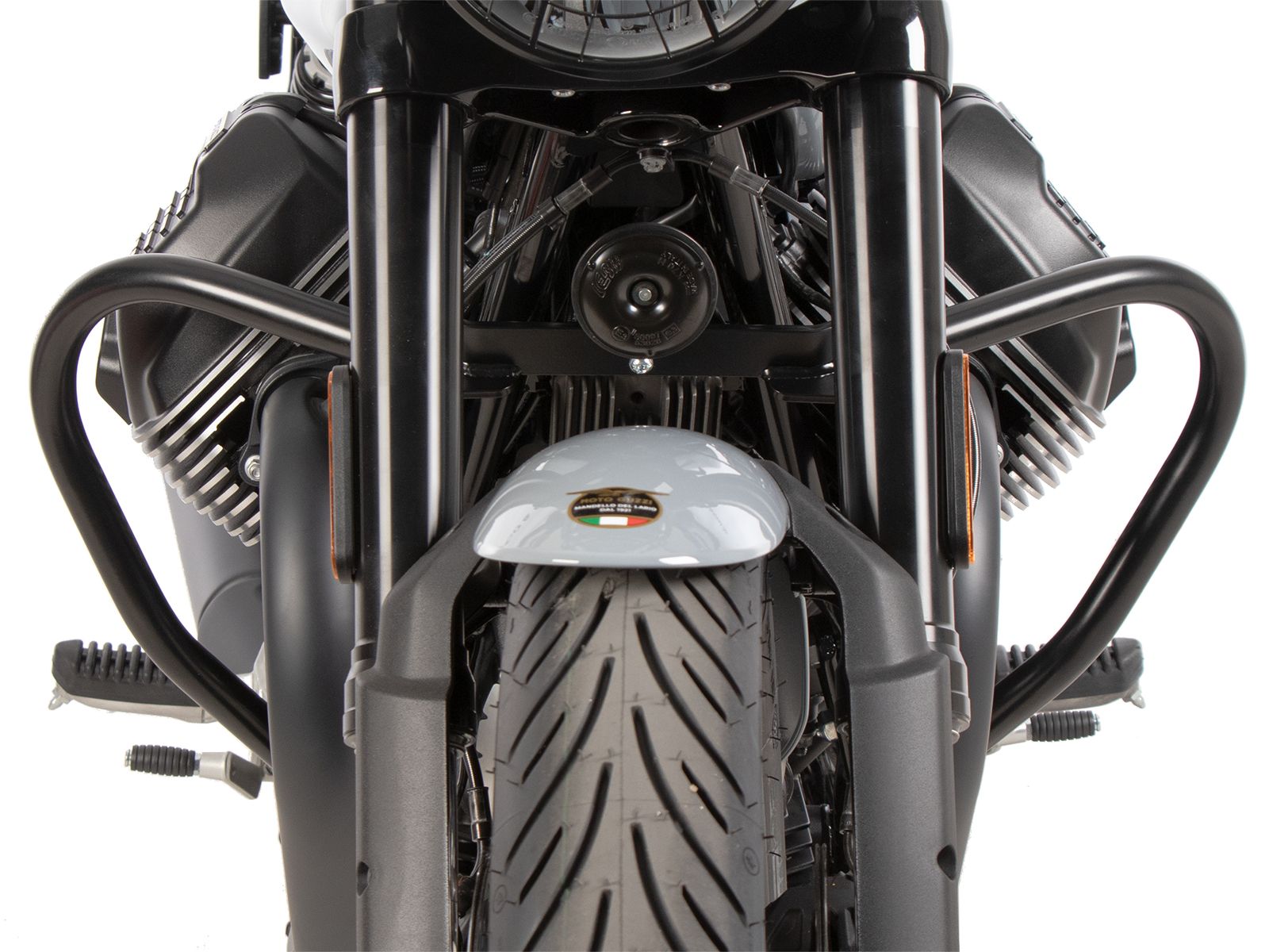 Motorbeschermer zwart voor Moto Guzzi V7 850 Sport (25-) Hepco & Becker