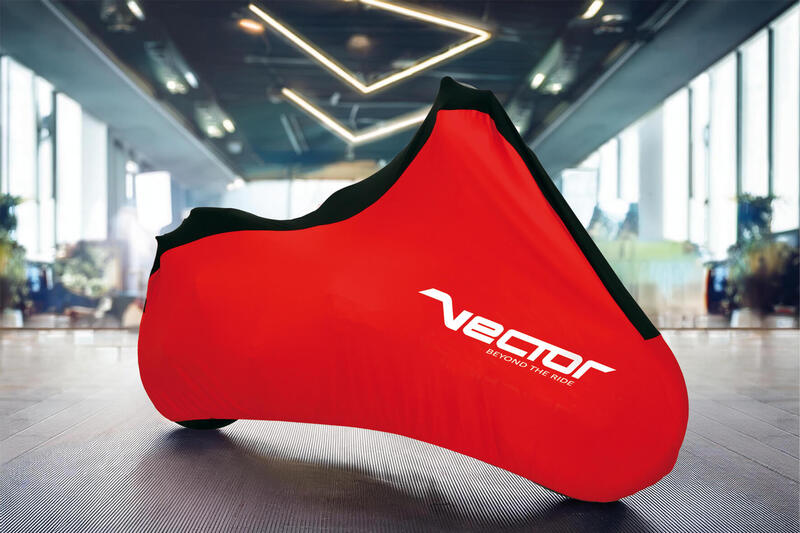 VECTOR Stretch binnenhoes voor motor/scooter - Rood - S