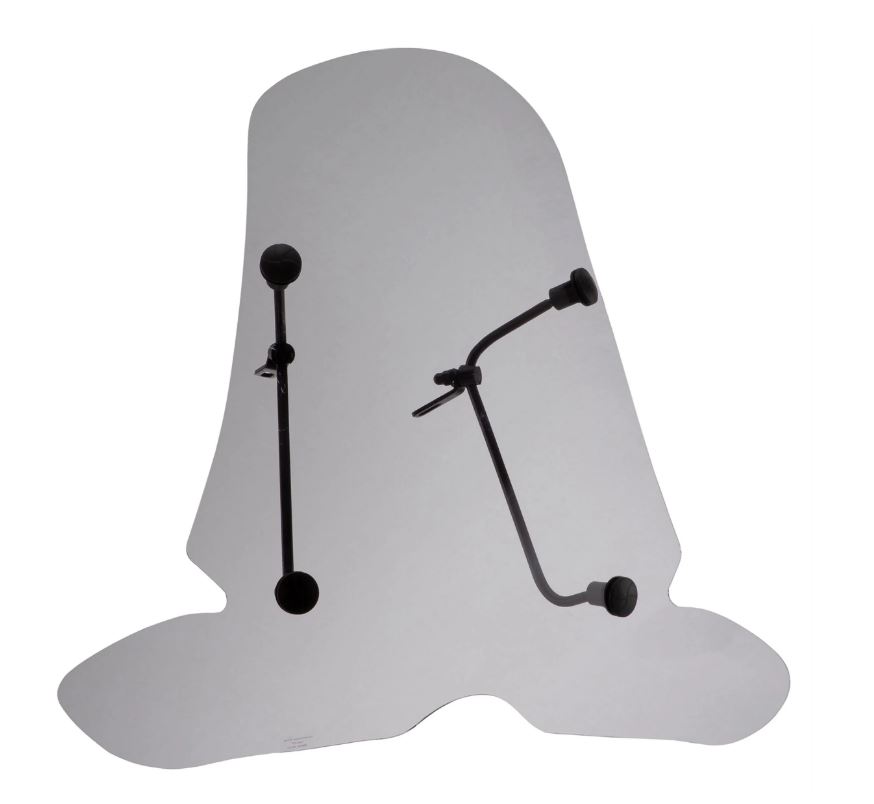 Windschild ERMAX Grandissimo H 650 mm für Vespa GTV /​GT 60 (-`22), getönt