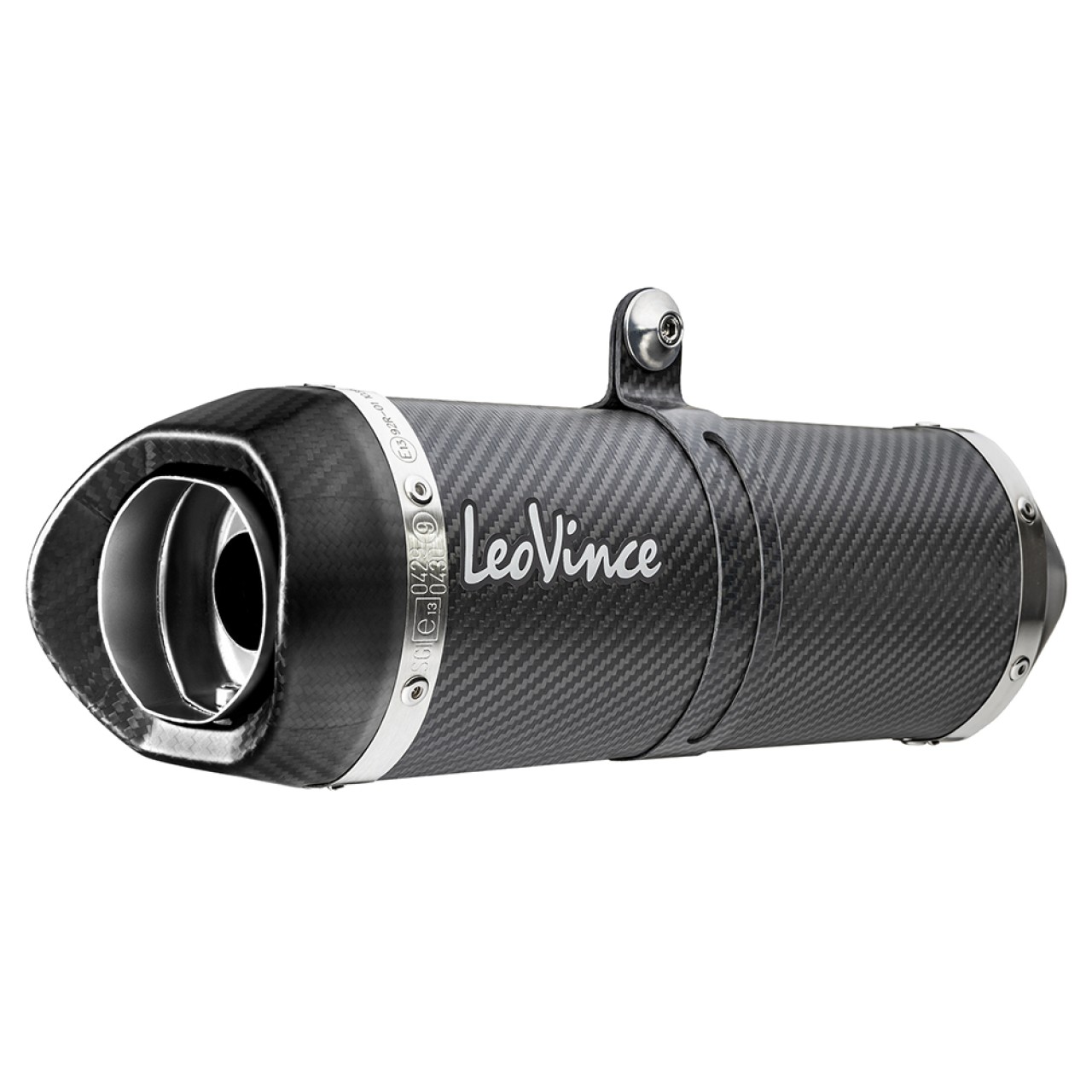 LeoVince Komplettanlage LV One Evo für Kawasaki Ninja /Versys /Z 650 , Carbon, E-Gutachten