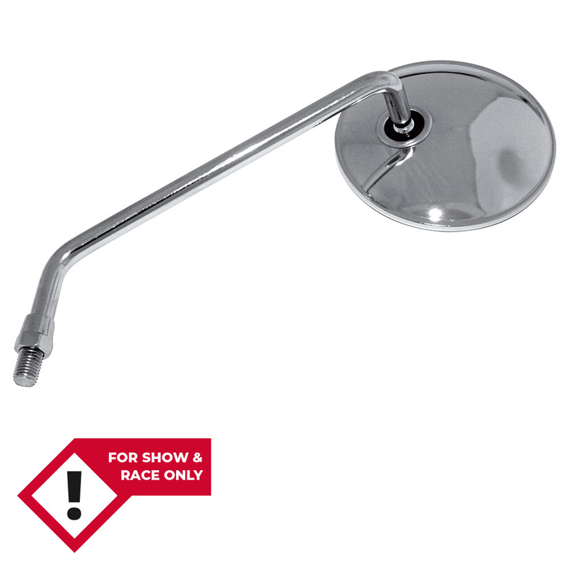 HIGHSIDER smart miroir de guidon chromé M10x1,25 (1pc)