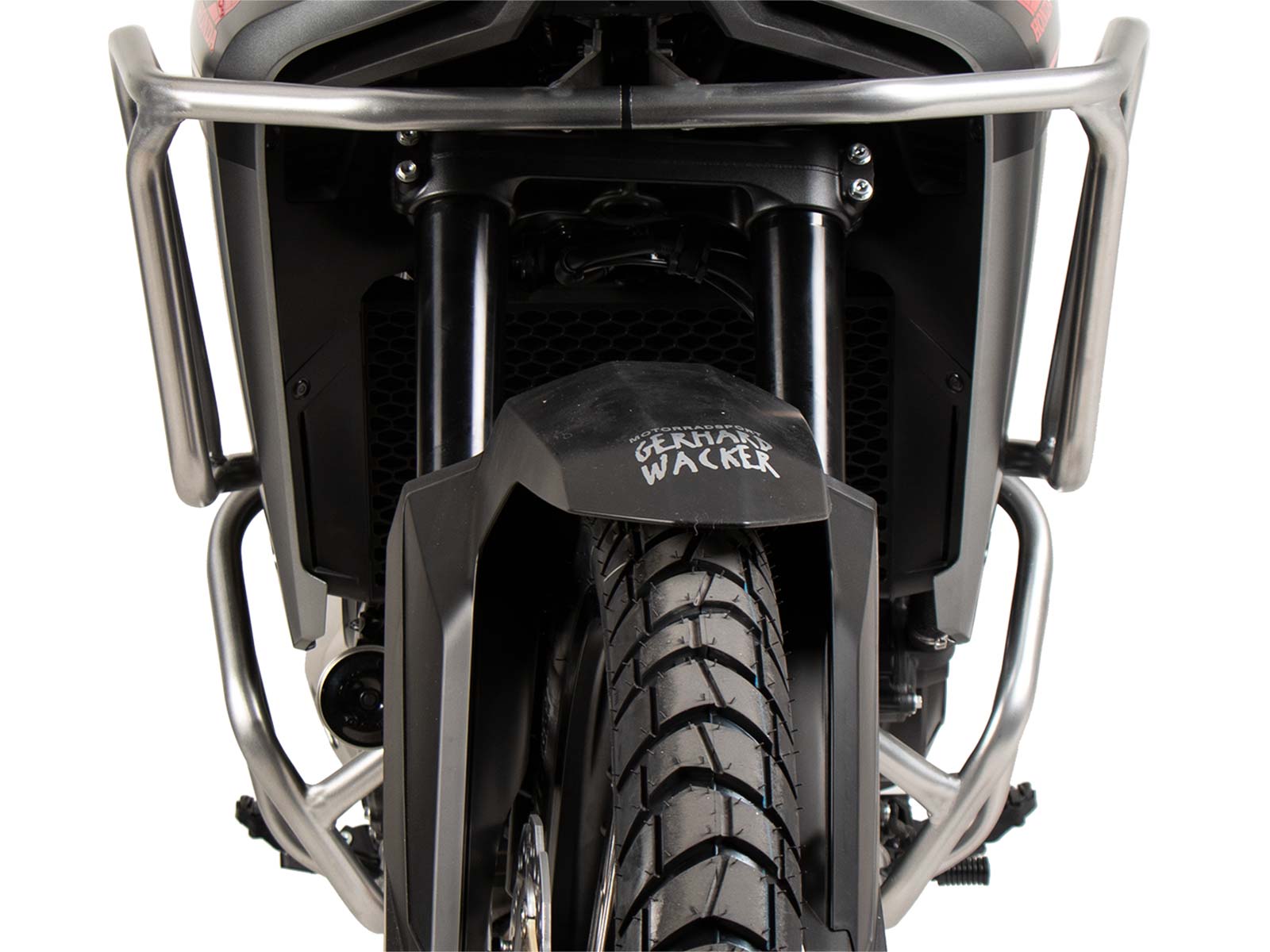Zilveren tankbeschermer voor Honda XL 750 Transalp (25- ) Hepco & Becker