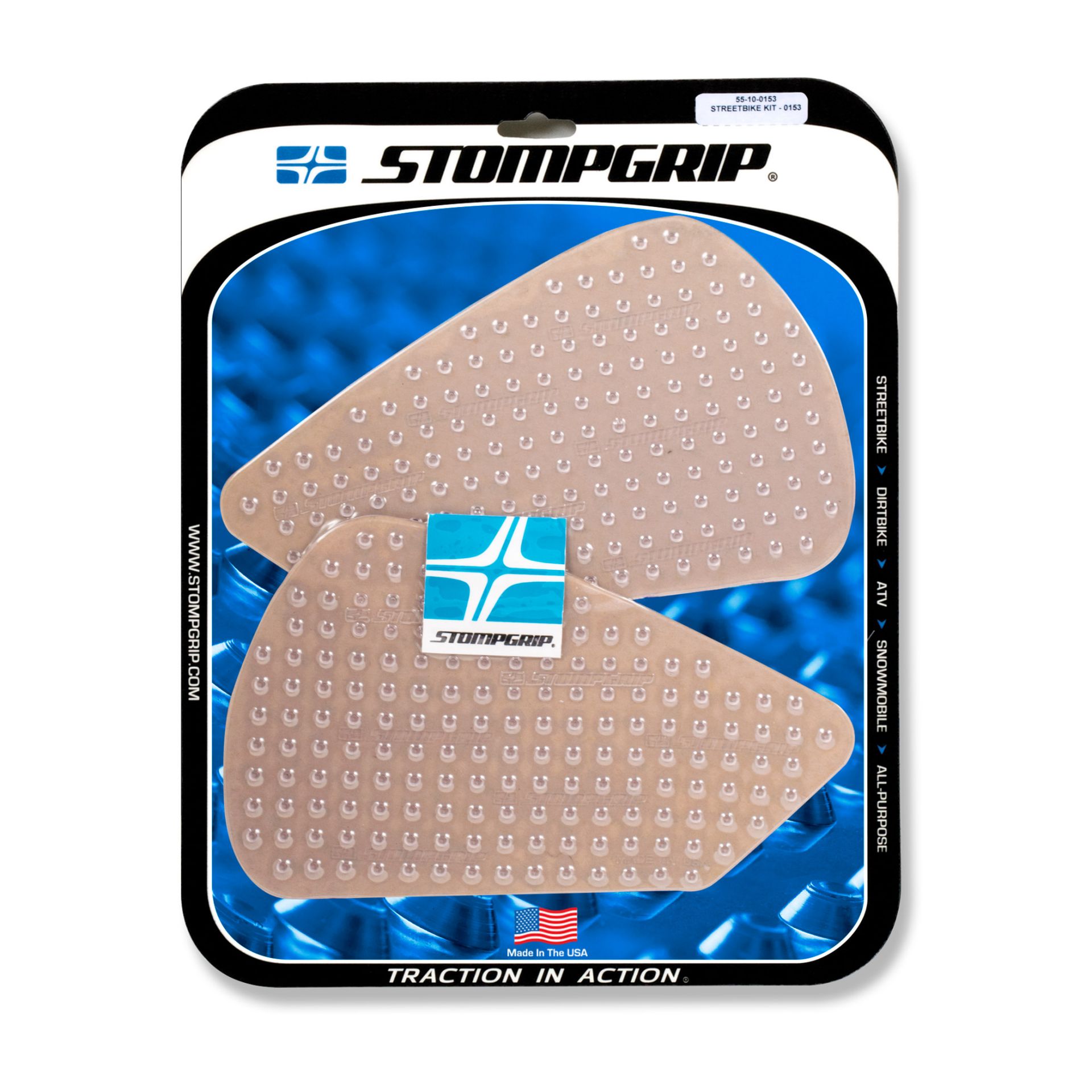 Stompgrip helder Volcano voor BMW R1200GS / R1250GS