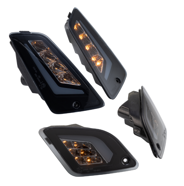 Blinker Kit ZELIONI vorne & hinten für Vespa GTS/​GTS Super/​GTV 125-300ccm, getönt