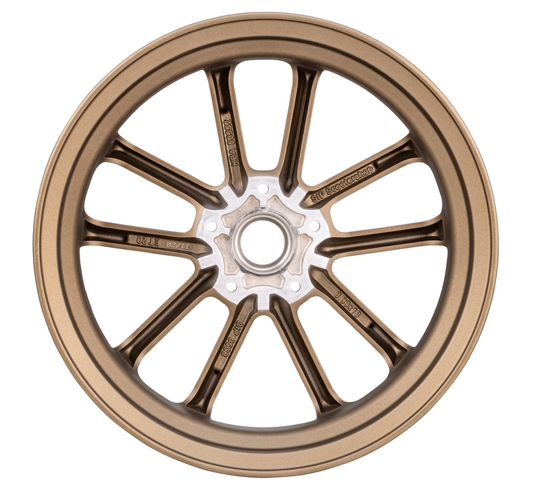 Felge vorne/hinten 13” für Vespa GTS/​GTS Super/​GTV/​GT 60/​GT/​GT L 125-300ccm, bronze matt