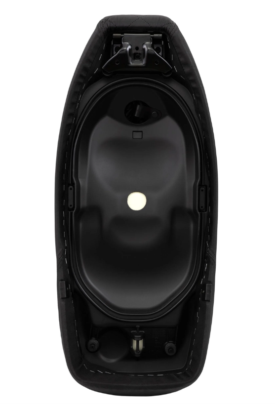 Sportsitzbank "Black Editiont" für Vespa GTS/​GTS Super/​GTV 125-300ccm (14-), schwarz abgesteppt