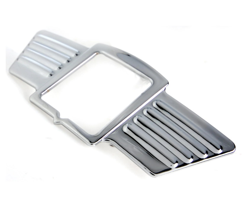 Ailes décoratives en cascade pour emblème carré PIAGGIO, Mark I, pour Vespa, plastique, chrome