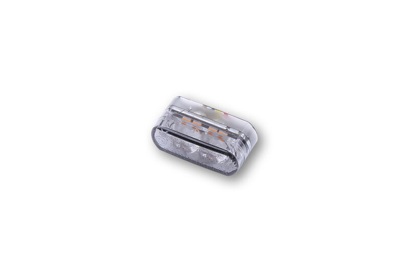 HIGHSIDER Smart Modul-1 Pro LED 3in1 Blinker-Rücklicht-Kombination Modul Linse Rauchgrau (Paar), Hin