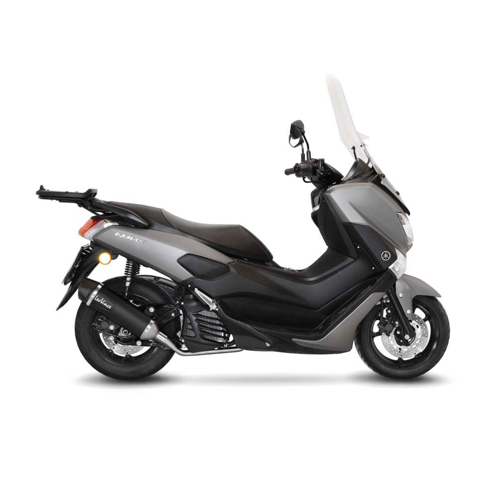 LeoVince complete system Nero for Yamaha GPD 125 N-Max, stainless steel black, Euro4, E-approval