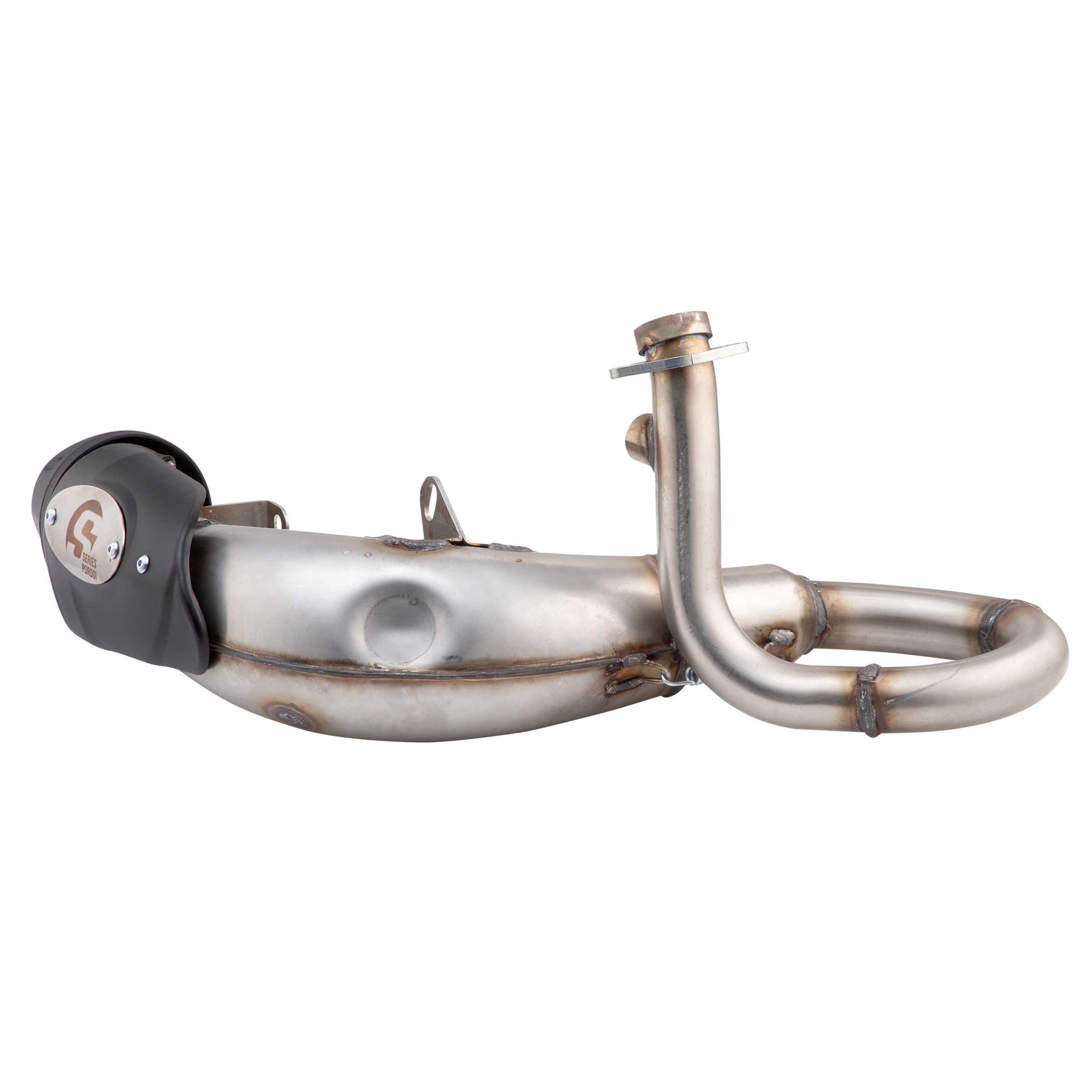 Échappement racing pour Vespa GTS/GTS Super/GTV/GT 60 125-300ccm i.e., 4T, LC, inox