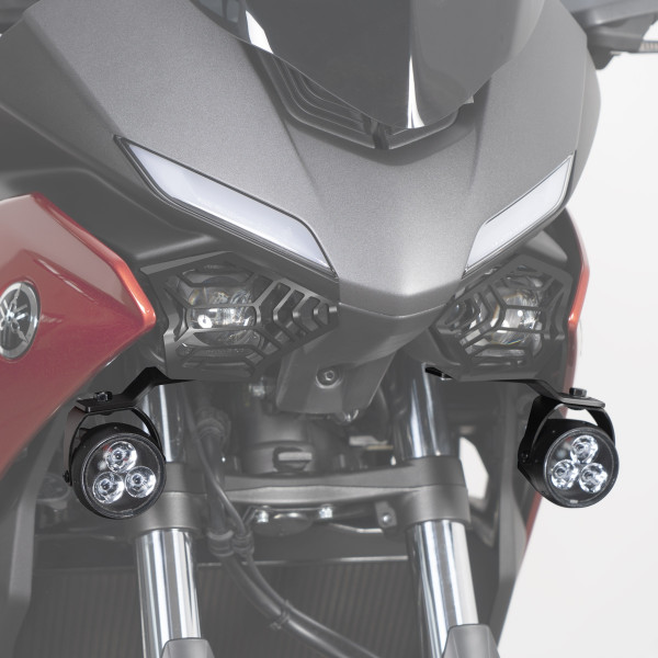 Auxiliary headlight bracket kit for Yamaha Tracer 700 (20-) Barracuda