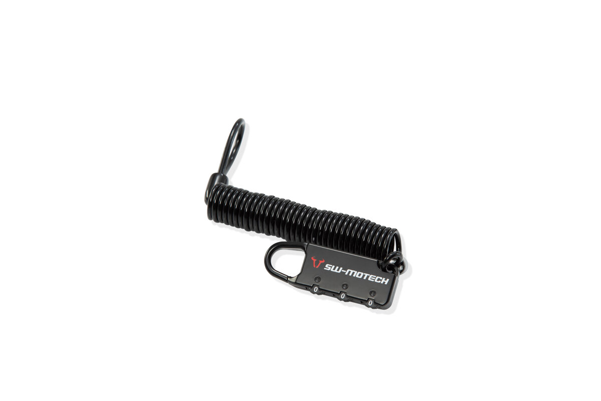 SW-Motech motorcycle bag cable lock