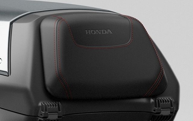 Back cushion black / red for 50 liter topcase original Honda